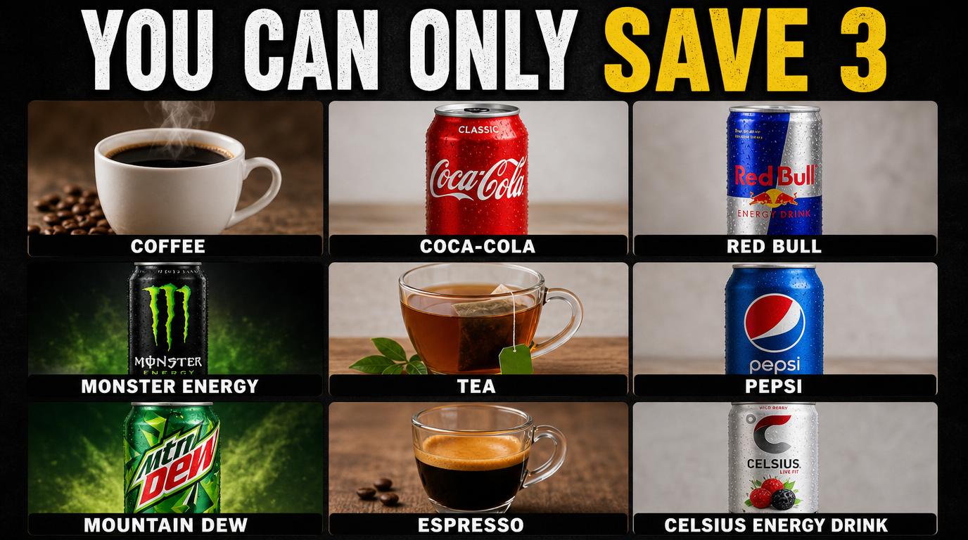 You can Only Save 3 Drinks, The Rest Disappear Forever, Which 3 Are You Saving?
