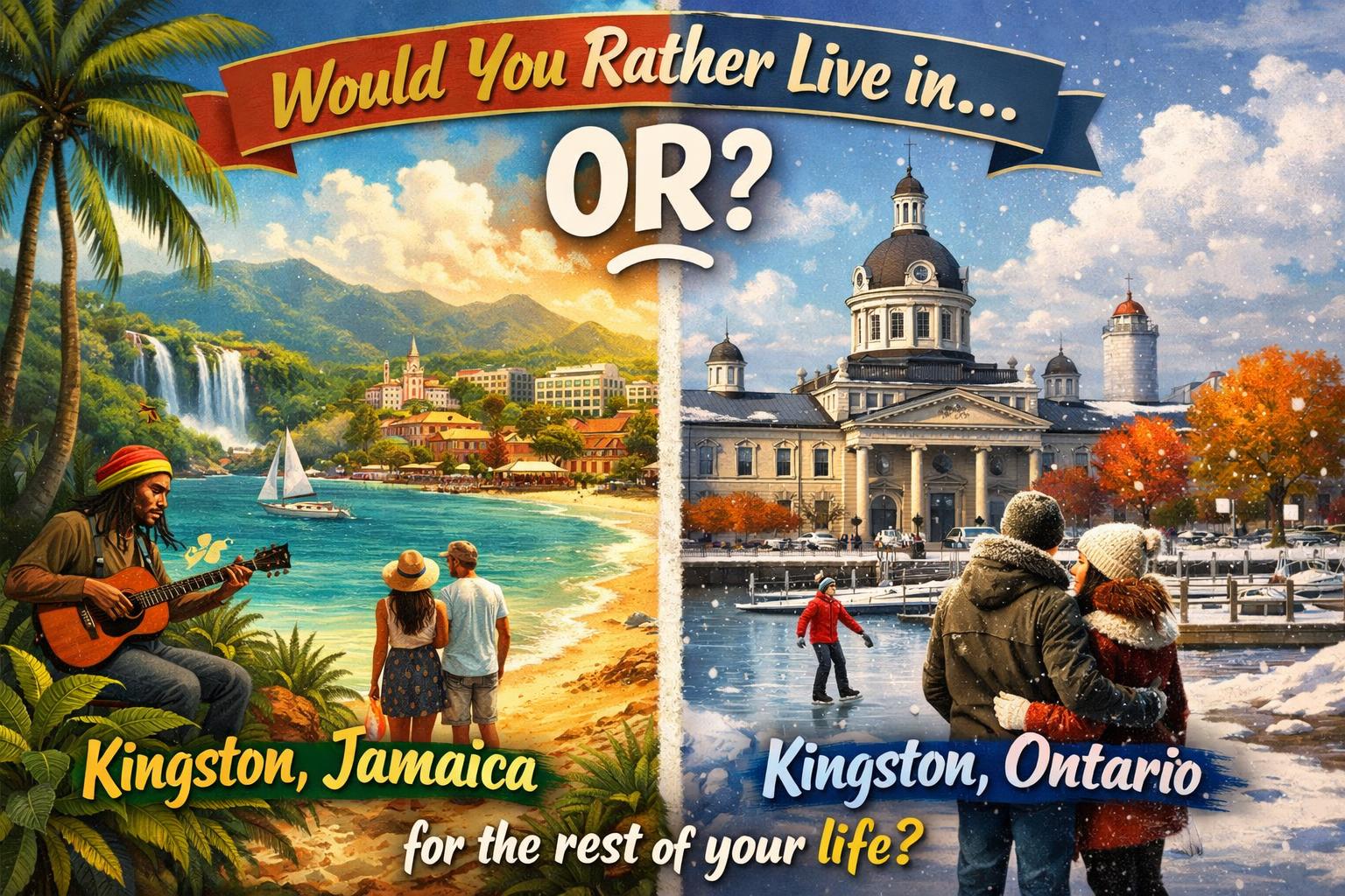 Would You Rather Live In Kingston, Jamaica or Kingston, Ontario?
