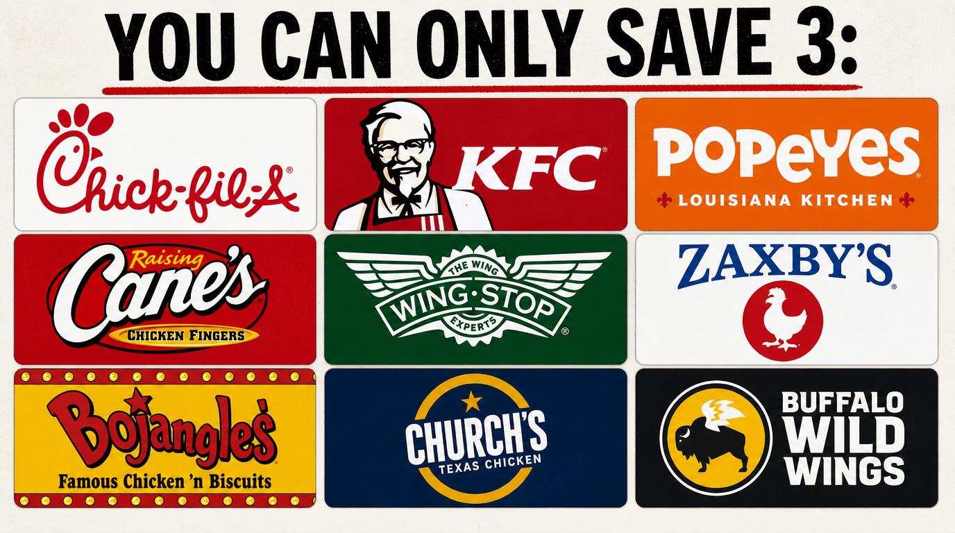 You can Only Save 3 Chicken Chains, The Rest Disappear Forever, Which 3 Are You Saving?